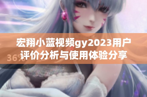 宏翔小蓝视频gy2023用户评价分析与使用体验分享