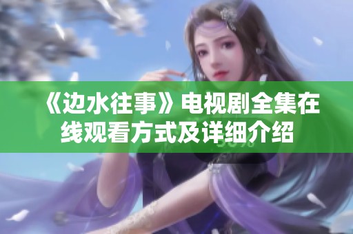 《边水往事》电视剧全集在线观看方式及详细介绍