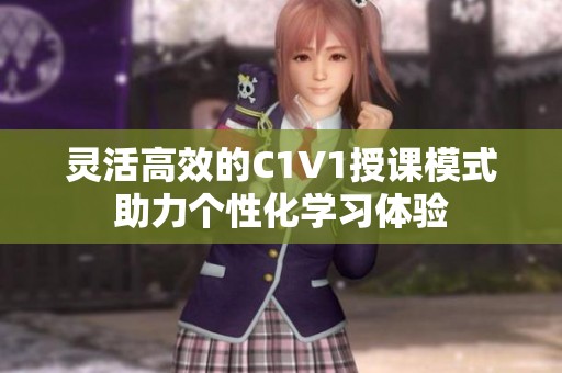 灵活高效的C1V1授课模式助力个性化学习体验