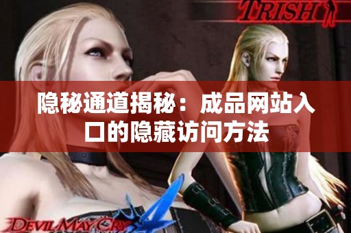 隐秘通道揭秘：成品网站入口的隐藏访问方法