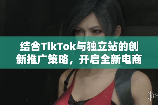 结合TikTok与独立站的创新推广策略，开启全新电商模式