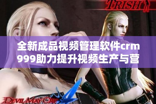 全新成品视频管理软件crm999助力提升视频生产与营销效率