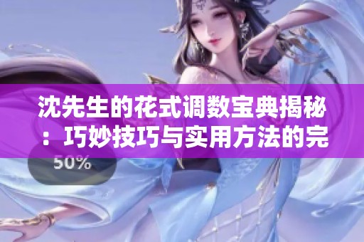 沈先生的花式调数宝典揭秘：巧妙技巧与实用方法的完美结合