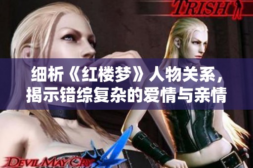 细析《红楼梦》人物关系，揭示错综复杂的爱情与亲情纠葛