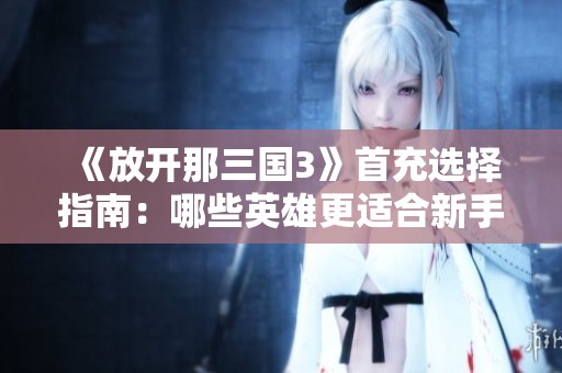 《放开那三国3》首充选择指南：哪些英雄更适合新手玩家？