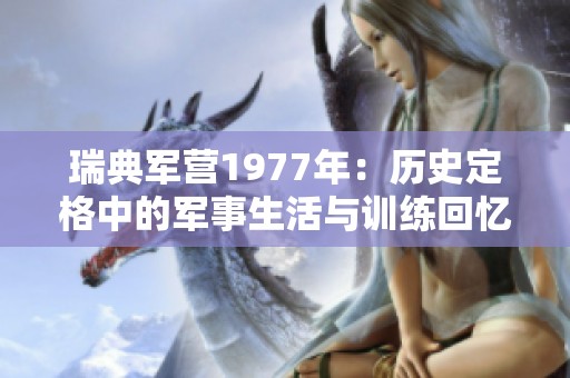瑞典军营1977年：历史定格中的军事生活与训练回忆