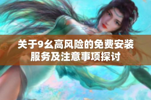 关于9幺高风险的免费安装服务及注意事项探讨