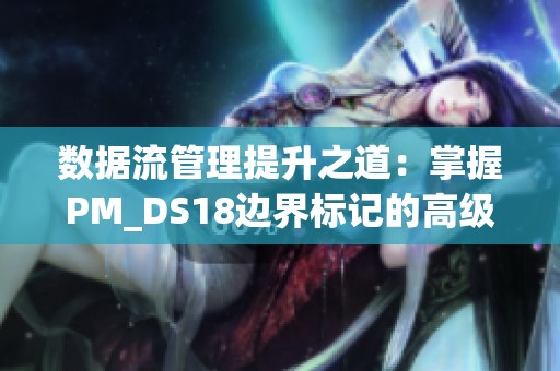 数据流管理提升之道：掌握PM_DS18边界标记的高级应用技巧