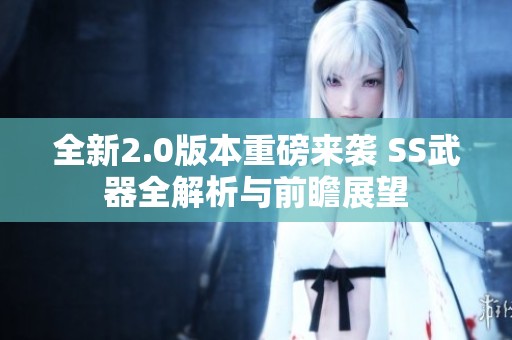 全新2.0版本重磅来袭 SS武器全解析与前瞻展望
