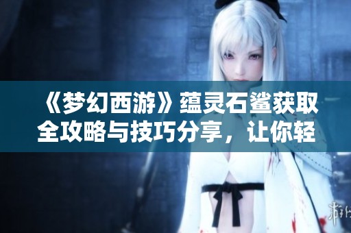 《梦幻西游》蕴灵石鲨获取全攻略与技巧分享，让你轻松掌握游戏秘籍