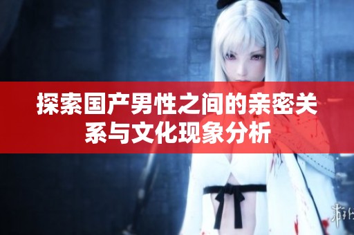 探索国产男性之间的亲密关系与文化现象分析