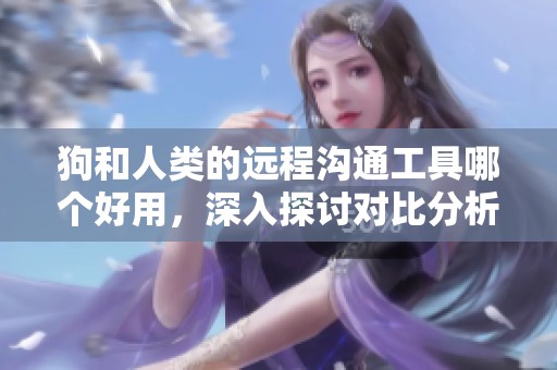 狗和人类的远程沟通工具哪个好用，深入探讨对比分析