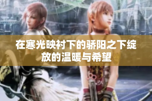 在寒光映衬下的骄阳之下绽放的温暖与希望