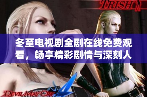 冬至电视剧全剧在线免费观看，畅享精彩剧情与深刻人性思考