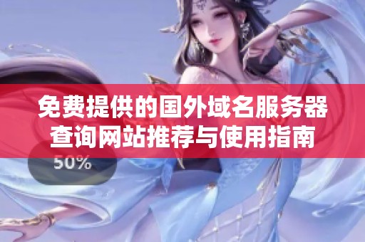 免费提供的国外域名服务器查询网站推荐与使用指南