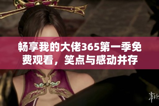 畅享我的大佬365第一季免费观看，笑点与感动并存