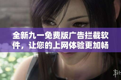全新九一免费版广告拦截软件，让您的上网体验更加畅快无阻