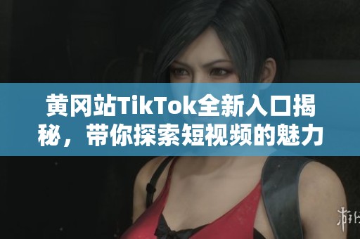 黄冈站TikTok全新入口揭秘，带你探索短视频的魅力世界
