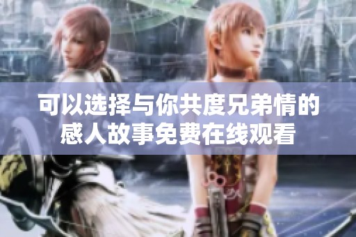 可以选择与你共度兄弟情的感人故事免费在线观看