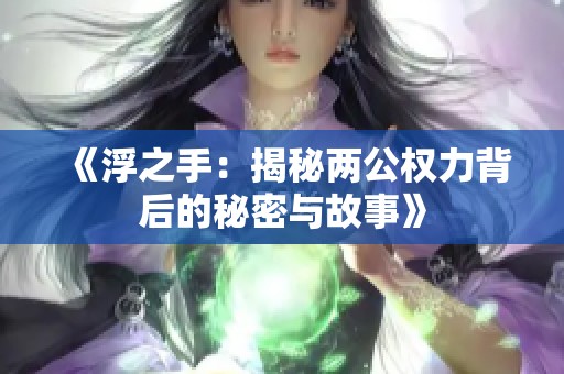 《浮之手：揭秘两公权力背后的秘密与故事》