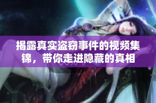 揭露真实盗窃事件的视频集锦，带你走进隐藏的真相
