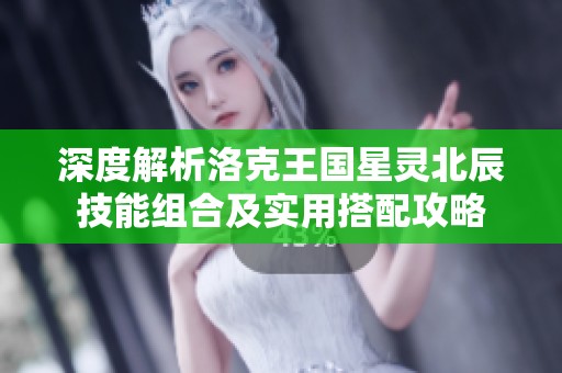 深度解析洛克王国星灵北辰技能组合及实用搭配攻略