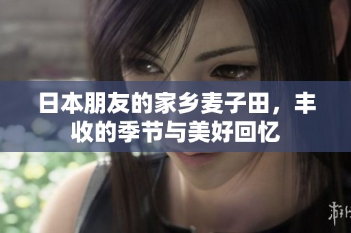 日本朋友的家乡麦子田，丰收的季节与美好回忆