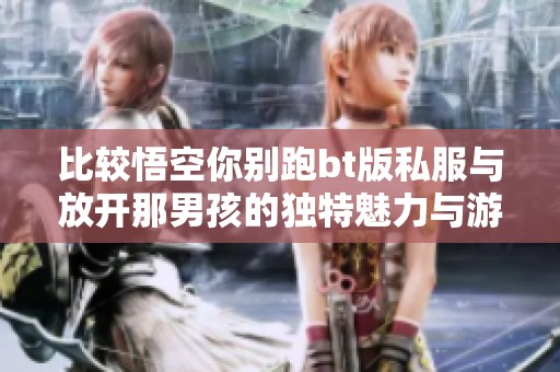 比较悟空你别跑bt版私服与放开那男孩的独特魅力与游戏体验