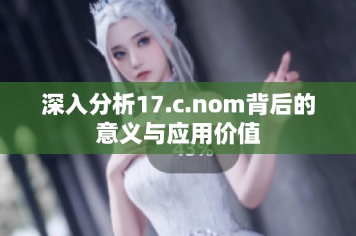 深入分析17.c.nom背后的意义与应用价值