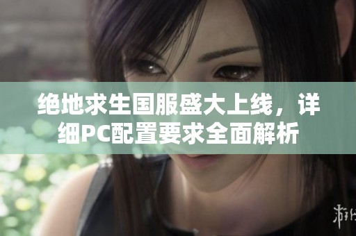 绝地求生国服盛大上线，详细PC配置要求全面解析