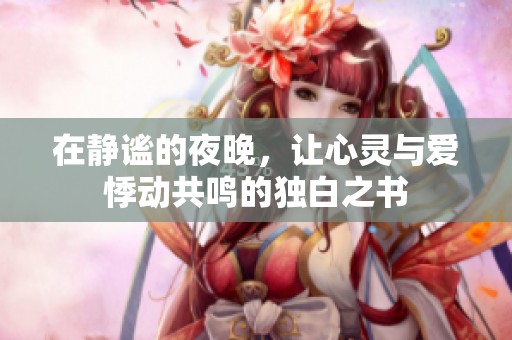 在静谧的夜晚，让心灵与爱悸动共鸣的独白之书