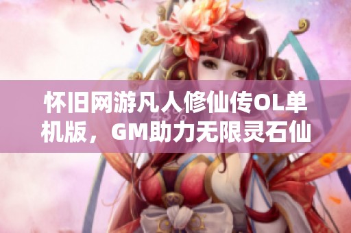 怀旧网游凡人修仙传OL单机版，GM助力无限灵石仙石一键畅玩