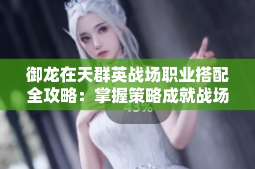 御龙在天群英战场职业搭配全攻略：掌握策略成就战场霸主之路