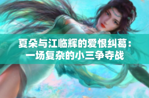 夏朵与江临辉的爱恨纠葛：一场复杂的小三争夺战