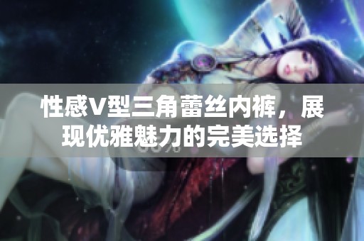 性感V型三角蕾丝内裤，展现优雅魅力的完美选择