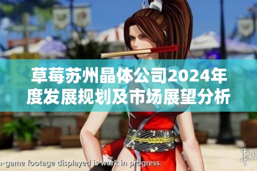 草莓苏州晶体公司2024年度发展规划及市场展望分析