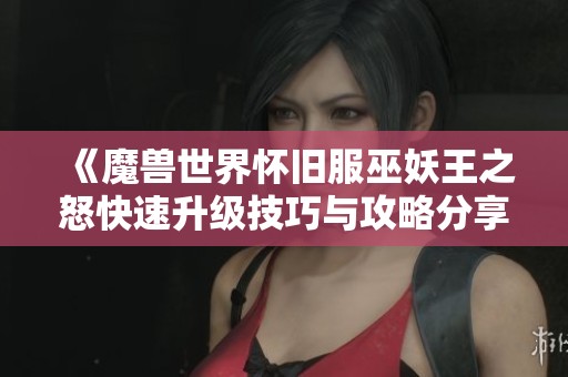《魔兽世界怀旧服巫妖王之怒快速升级技巧与攻略分享》