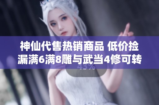 神仙代售热销商品 低价捡漏满6满8雕与武当4修可转少林曼陀