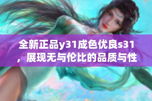 全新正品y31成色优良s31，展现无与伦比的品质与性能