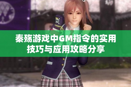 秦殇游戏中GM指令的实用技巧与应用攻略分享
