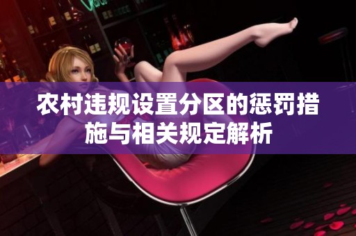 农村违规设置分区的惩罚措施与相关规定解析
