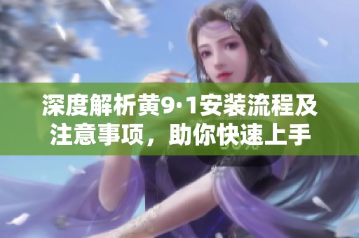 深度解析黄9·1安装流程及注意事项，助你快速上手