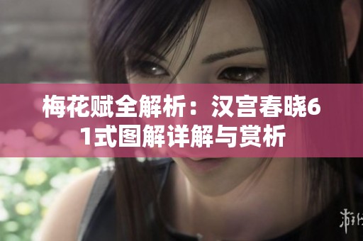 梅花赋全解析：汉宫春晓61式图解详解与赏析
